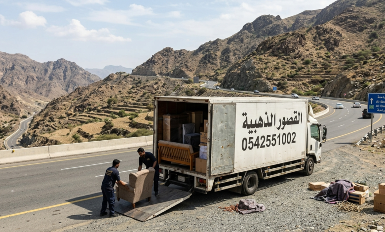 نقل عفش من الطائف إلى الباحة